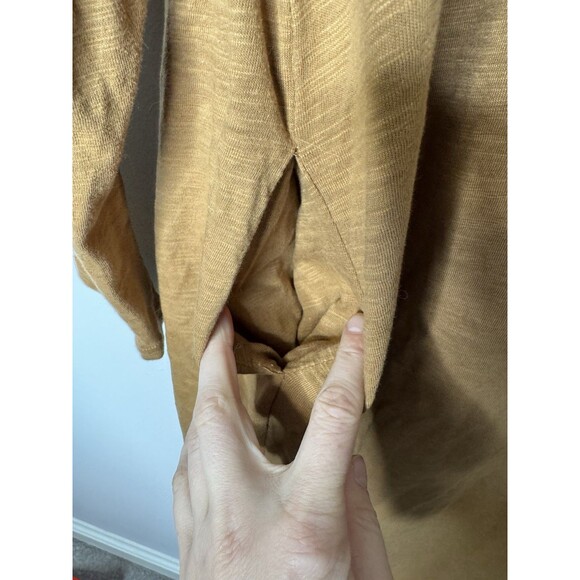 Three Bird Nest Women's Long Open Duster Pocket Drape Cardigan Size Large - Picture 4 of 5